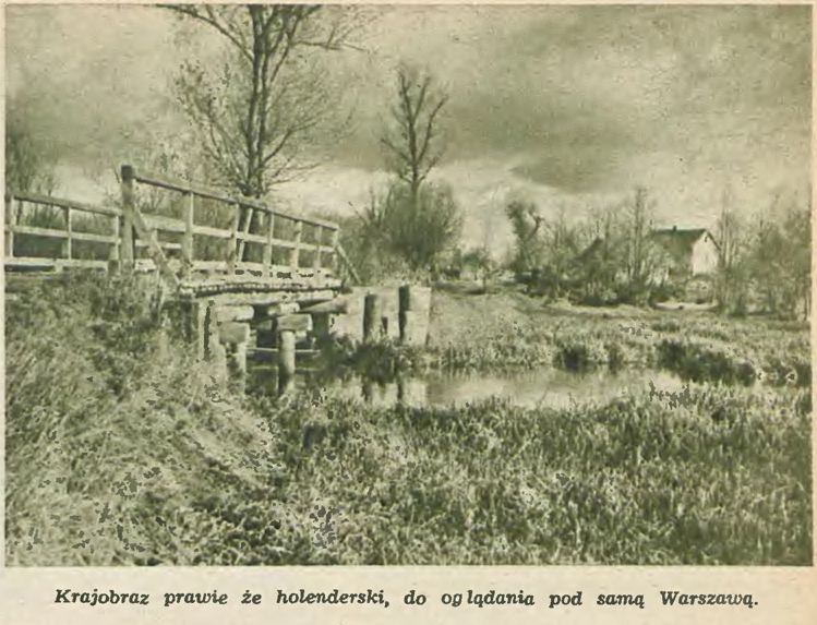 Kępa Zawadowska (dziś w obrębie Warszawy) w latach 50. XX w.