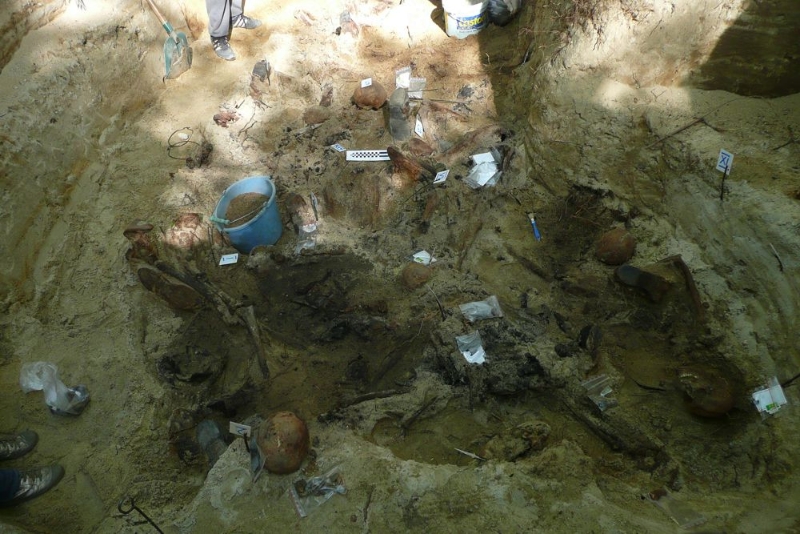 Zdjęcie z prac archeologicznych