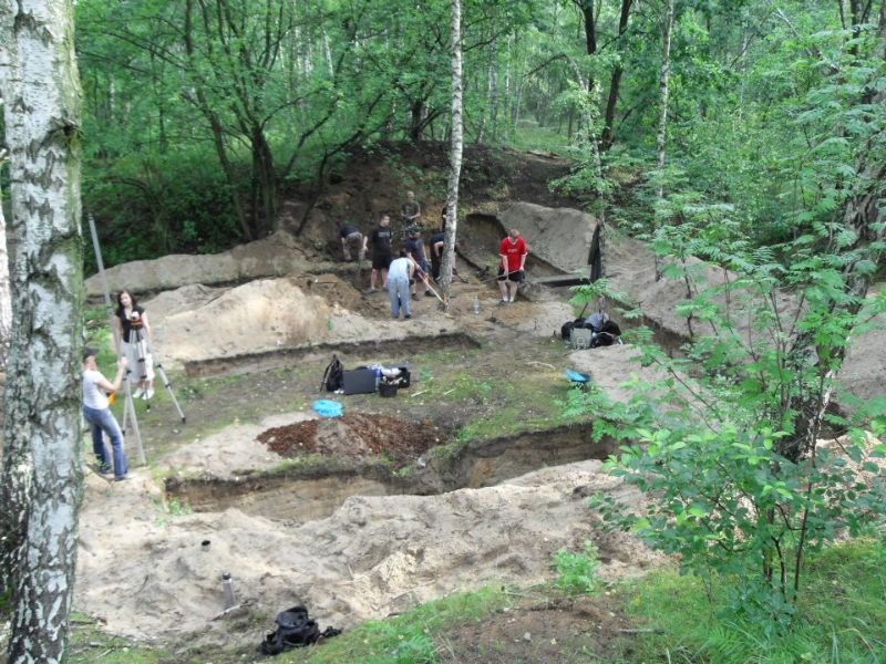 Zdjęcie z prac archeologicznych