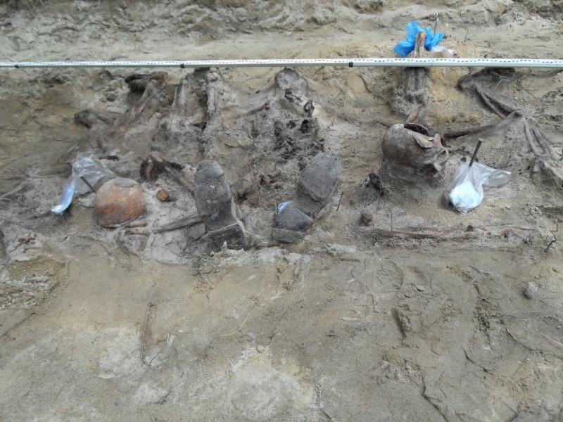 Zdjęcie z prac archeologicznych