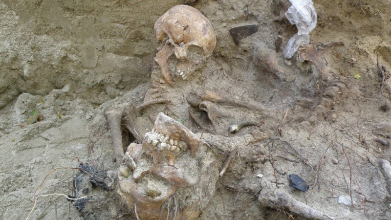 Zdjęcie z prac archeologicznych