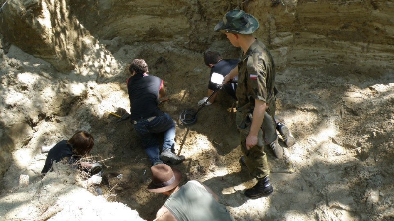 Zdjęcie z prac archeologicznych