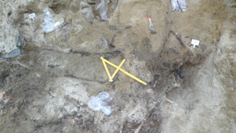 Zdjęcie z prac archeologicznych