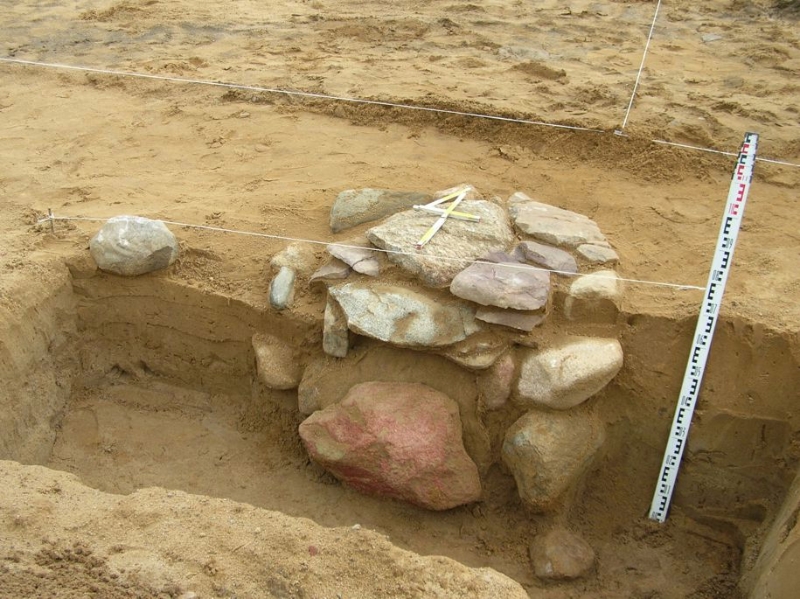 Zdjęcia z badań archeologicznych