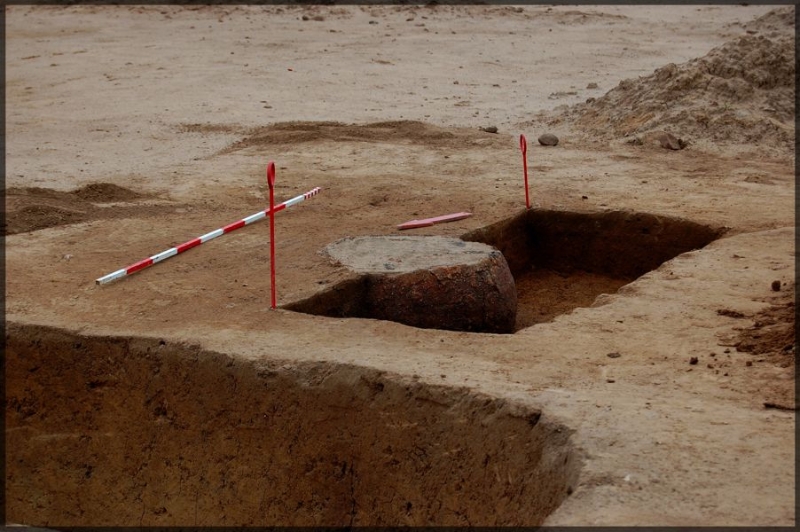 Zdjęcie z prac archeologicznych