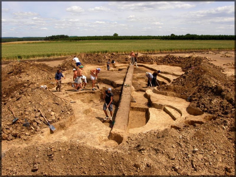 Zdjęcie z prac archeologicznych