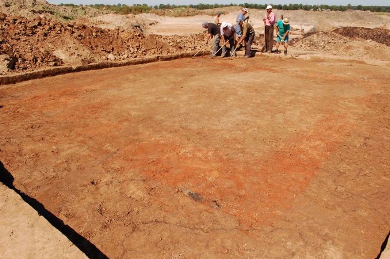Zdjęcie z prac archeologicznych