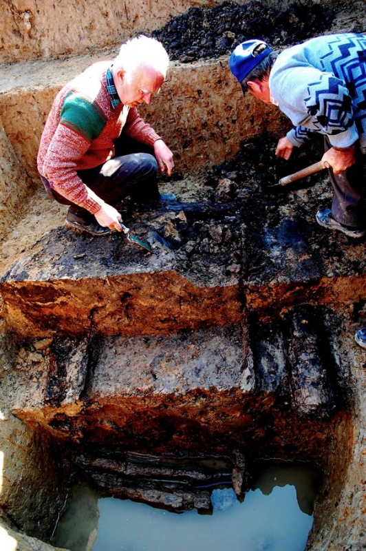 Zdjęcie z prac archeologicznych