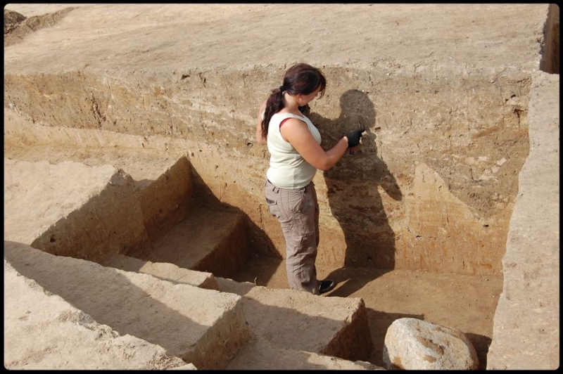 Zdjęcie z prac archeologicznych