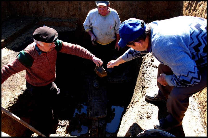 Zdjęcie z prac archeologicznych