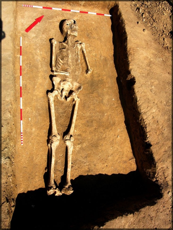Zdjęcie z prac archeologicznych