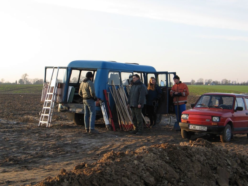 Zdjęcie z prac archeologicznych