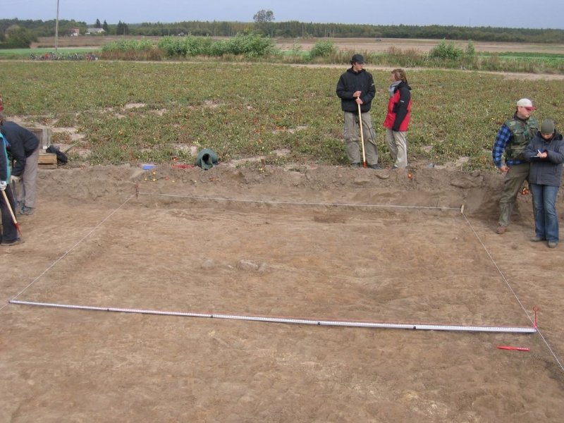 Zdjęcie z prac archeologicznych