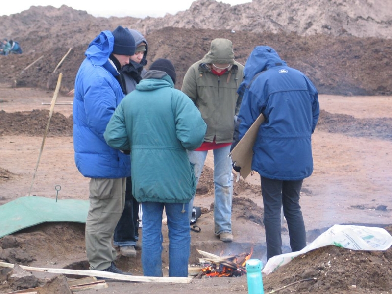 Zdjęcie z prac archeologicznych
