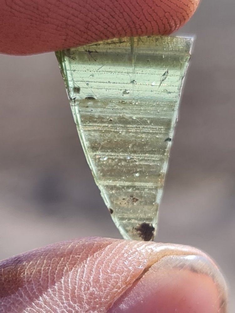 Fragment pucharka szklanego