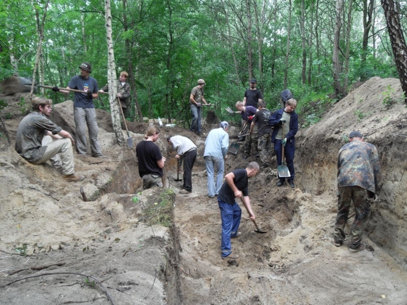 Zdjęcie z prac archeologicznych