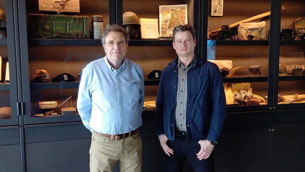 Spotkanie z gen. Richardem Tieskensem, dyrektorem Maczek Memorial Breda